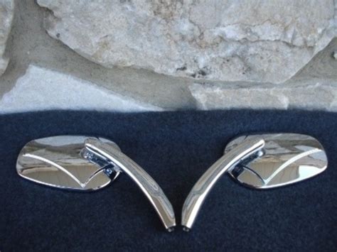For Harley Custom Billet Chrome Mirrors Parts Kcint