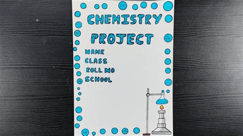 Chemistry Projects Front Page Design Fun Diy Crafts Cover Pages Design Files Decoration It