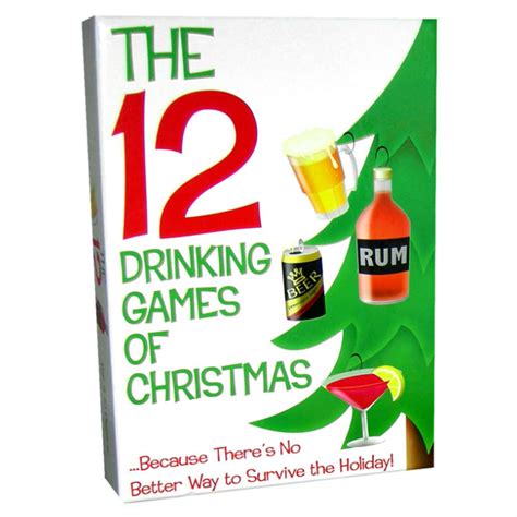 The 12 Drinking Games Of Christmas Fantasy Ts Nj