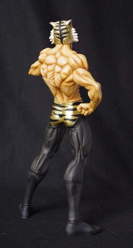 Overwhelming Sculpt Tiger Mask Real Figure Gold Paint Ver Solaris Japan