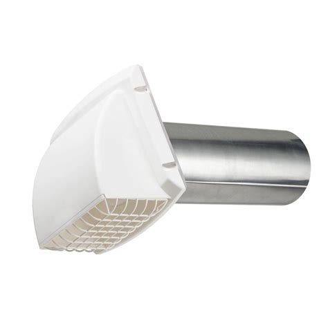 Everbilt Wide Mouth Dryer Vent Hood In White Bpmh4whd6 The Home Depot