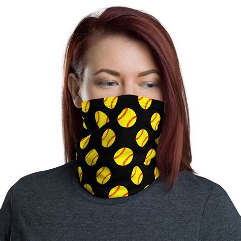 Softball Face Mask Washable Face Cover Can Also Be Worn As Etsy
