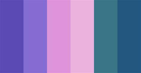 Teal Purple And Pink Color Scheme Blue