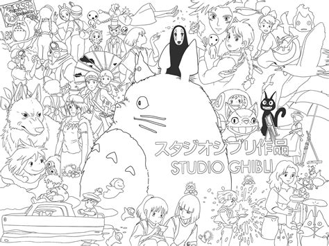 Spirited Away Coloring Pages ~ Coloring Pages World