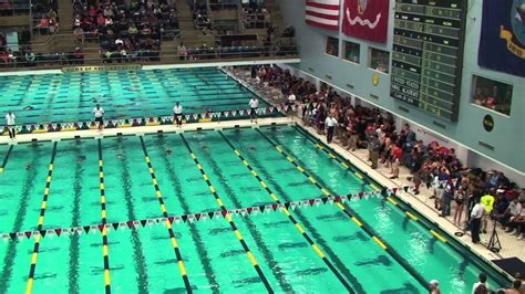 Aleah Swimming 100 Yd Backstroke At State Swim Meet Naval Academy March 2014 Youtube