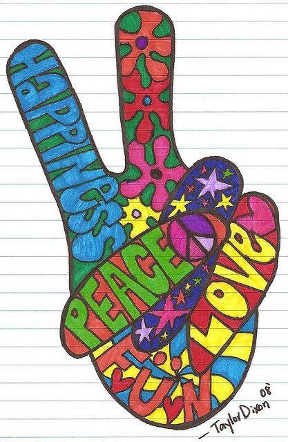 Peace Love And Happiness Peace And Love Hippie Art Hippie Love