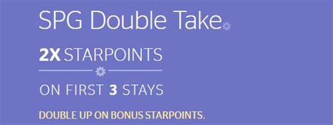 Earn Double Points with SPG on Your First 3 stays - Live from a Lounge