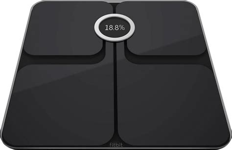 Fitbit Aria 2 Black Analytical Scales Weight Range150 Kg Black