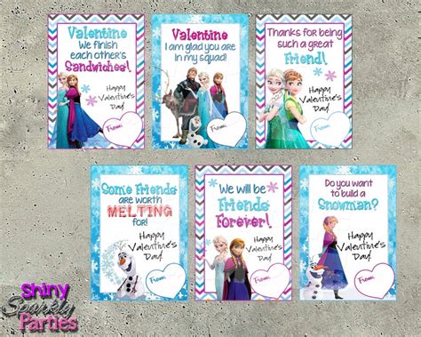 Frozen Valentines Frozen Valentine Cards Frozen 2 Valentines Day