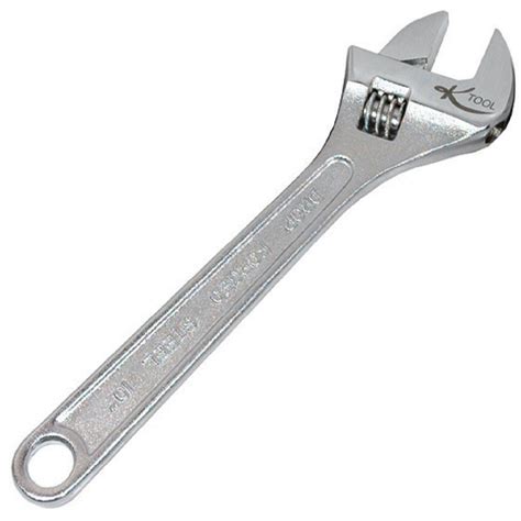 Adjustable wrenches are another handy tool that should be a part of any set of plumbing tools. K Tool International 10 in. Adjustable Wrench-KTI48010 ...