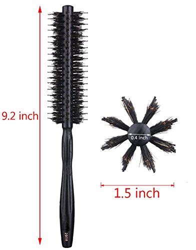 PERFEHAIR Round Brush With Natural Boar And Nylon Bristles Small