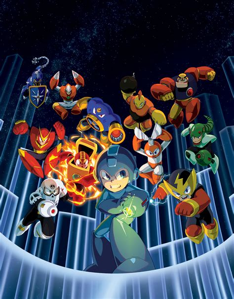 I Really Love The Mega Man Legacy Collection Promo Art Game Art Hq
