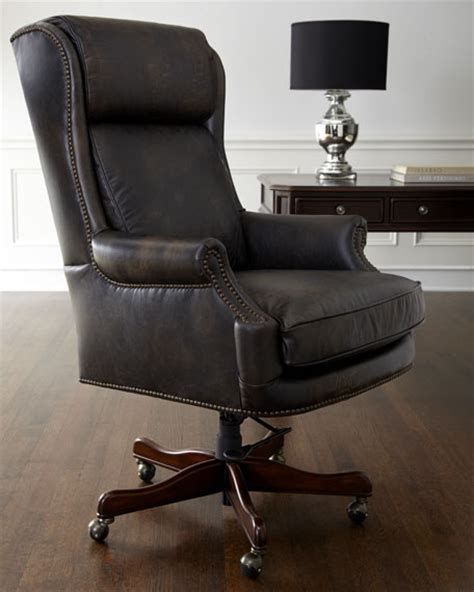 Here are my 16 favorite executive leather office chairs available. Hooker Furniture Mason Leather Desk Chair