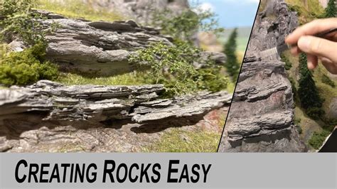Creating Amazingly Realistic Miniature Rocks Easy Using A No Cost