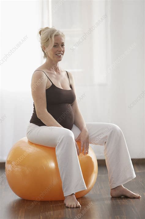 Pregnant Woman Relaxing Stock Image F003 6195 Science Photo Library