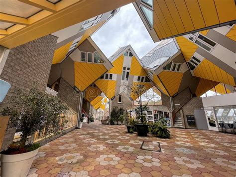 Cube Houses In Rotterdam The Netherlands Editorial Stock Photo Image