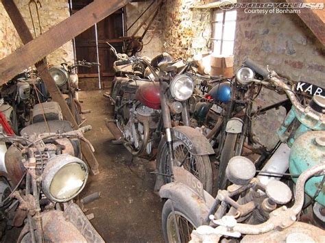 Barn Find Barn Finds Motorcycle Bonhams Auction