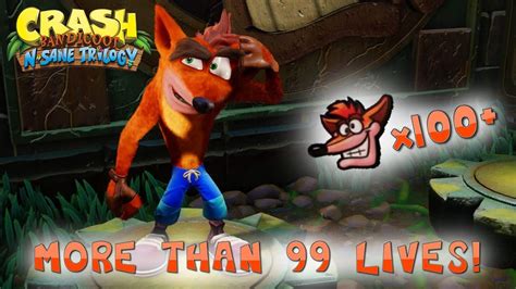 How To Get More Than 99 Lives In Crash 1 Crash Bandicoot N Sane