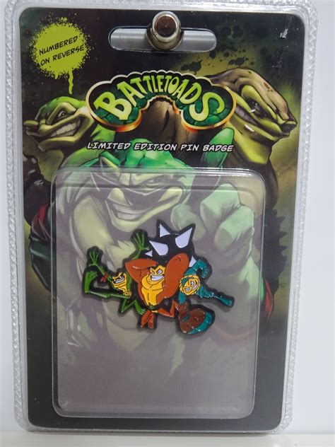 Battletoads Rash Zitz And Pimple Pin Badge Limited Edition Jalien