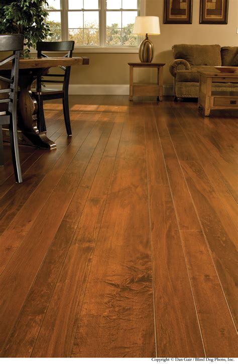 Brown Maple Hardwood Flooring Living Room Carlisle Wide Plank Floors