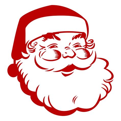 Santa Claus Face Cuttable Designs | Cricut christmas ideas, Santa face