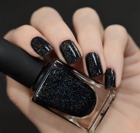Cityscape True Black Holographic Jelly Nail Polish By Ilnp