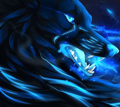 Anime Wolf Fire Mystical Cool Backgrounds Fire Cool Wolf Backgrounds