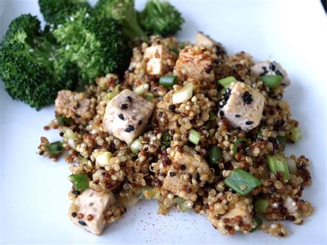 Sesame Seed Tofu Wquinoa And Broccoli The Simple Veganista Search