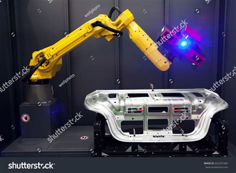 Robot Arm 3d Scanner Automated Scanning Stock Photo 652331584