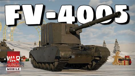 183mm счастья Fv 4005 в War Thunder Mobile Youtube