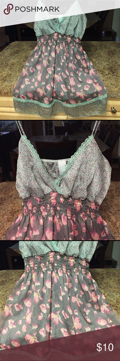 Awesome Spaghetti Strap Floral Top With Lace Clothes Design Floral