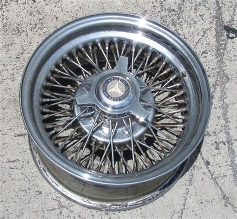 Original Zenith Wire Wheel 14x7 Standard 72 Spoke Mercedes Benz Wire Wheel Wheel Mercedes Rims
