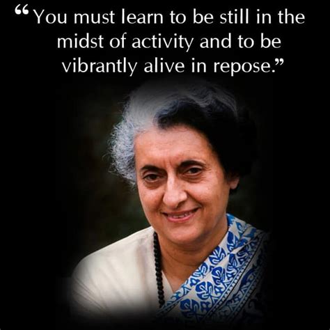 Indira Gandhis Quote On Education Leadership And Inspirational