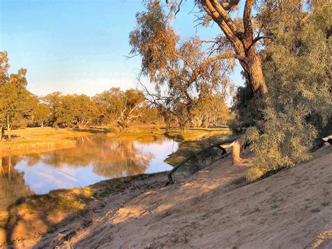 Cooper Creek Outback Australia An Oasis In A Barren Land Outback