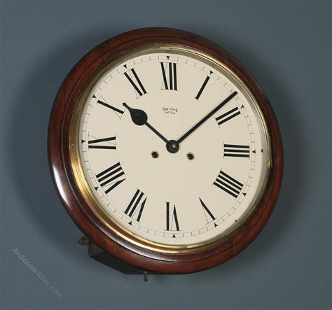 Antiques Atlas 15 Mahogany Smiths Enfield Wall Clock Chiming