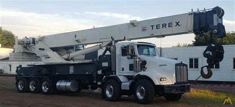 Terex Crossover 8000 80 Ton Boom Truck On Kenworth Twin Steer T800 For