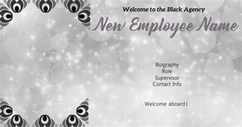 New Employee Welcome Template Postermywall