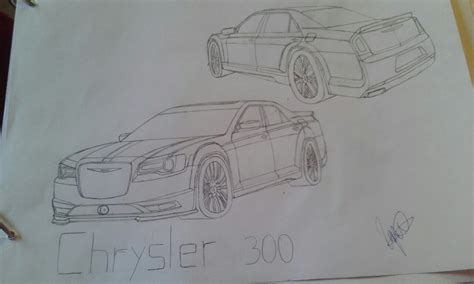 Chrysler 300 Male Sketch Chrysler 300 Humanoid Sketch