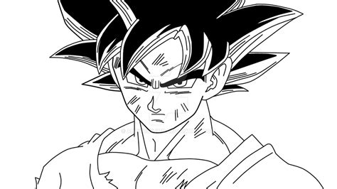 Ultra Instinct Goku Lineart By Anthonyjmo On Deviantart