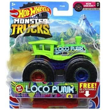 Hot Wheels Monster Trucks Loco Punk kisautó JatekBolt hu