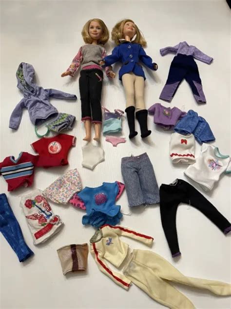 Vintage Lot Of 2 Mary Kate And Ashley Olsen Twins 10 Fashion Dolls Mattel Lot 3900 Picclick