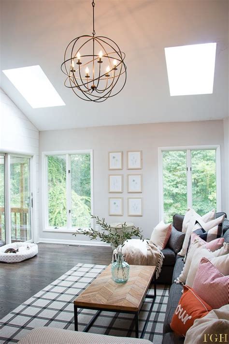 This home depot guide offers instructions on how this guide will explain how to install recessed lighting on a sloped or vaulted ceiling. Ceiling : 33 New Vaulted Ceiling Lighting Ideas Vaulted ...