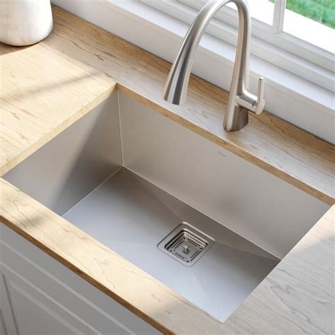 Top 5 deep kitchen sinks 2021 (reviews & comparison). KHU29 Kraus Pax™ 29" x 19 Undermount Kitchen Sink with ...