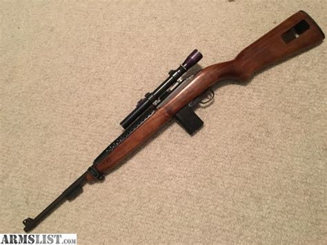 Armslist For Sale Alpine M1 Carbine With Scope