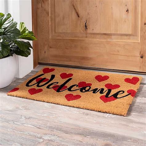 Welcome Hearts Doormat From Kirklands Rustic Valentine Valentine