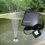 Pictures of Solar Water Pumps For Ponds
