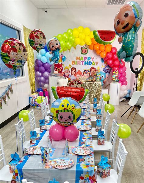 Cocomelon Birthday Party Supplies Party City Cocomelon Birthday Party
