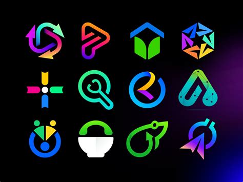 Colorful Logos By Jowel Ahmed On Dribbble