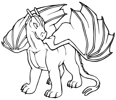 Detailed Dragon Coloring Pages - Coloring Home