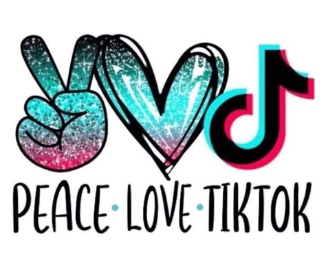 Peace Love Tik Tok Peace And Love Cricut Projects Vinyl Silhouette